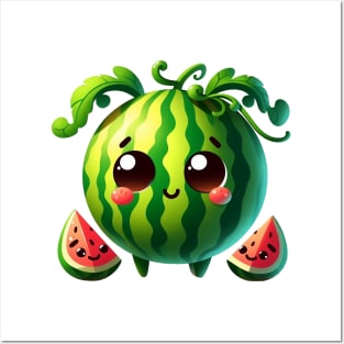 Cute Watermelon Posters and Art